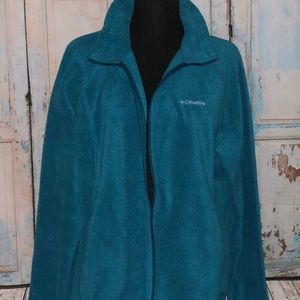 Women’s teal fleece Columbia size 2X